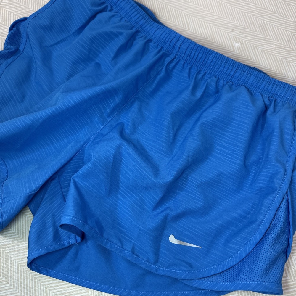 Nike Dri-Fit Shorts Women's Small Blue Pocket Running Casual Minimalist